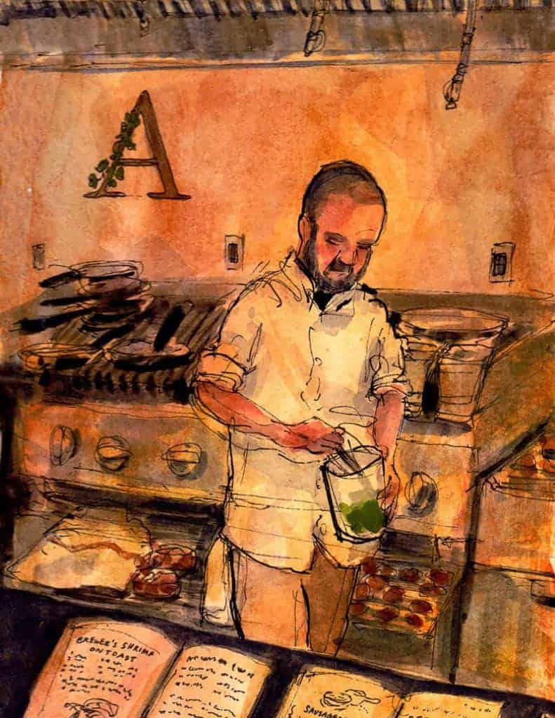 chef at abbot's cellar