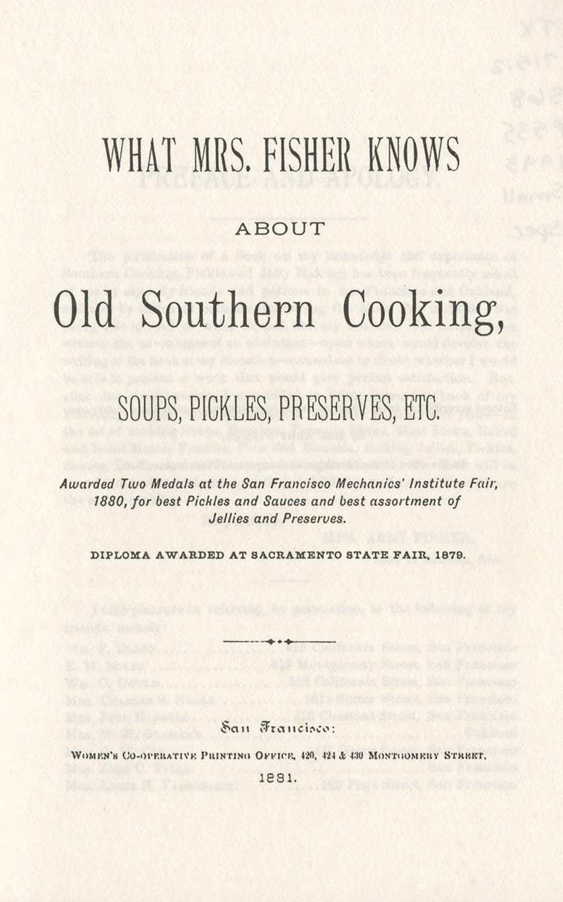 page from what mrs fisher knows about cooking